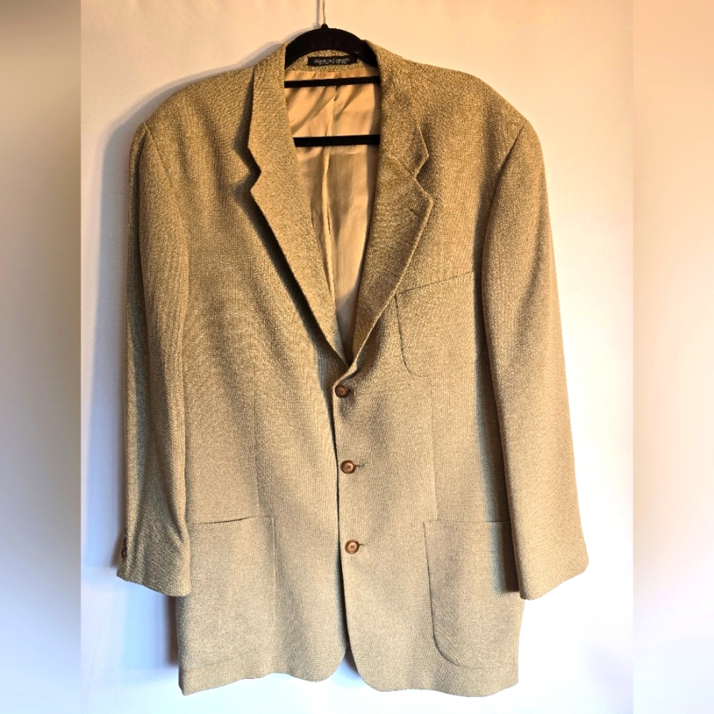 MODESTO UOMO MEN'S CREAM BLAZER SPORT COAT SIZE 42Y
